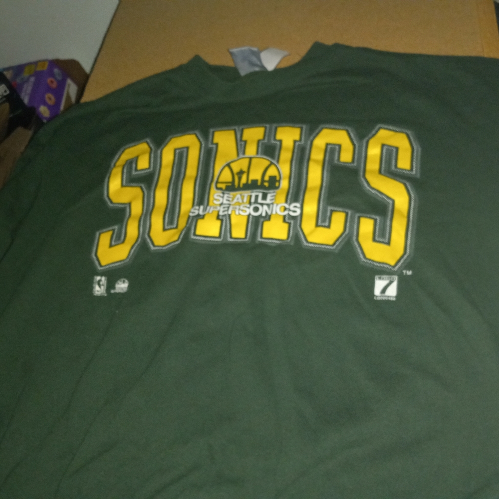 Seattle Sonics Crewneck Sweater SuperSonics #Seattle - Picture 3 of 11